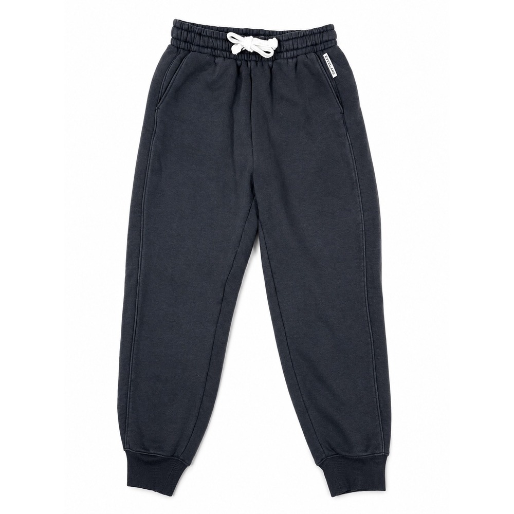 Everlane The Track Jogger Sweatpants Women's Small Black Organic Cotton Cozy - Picture 4 of 8